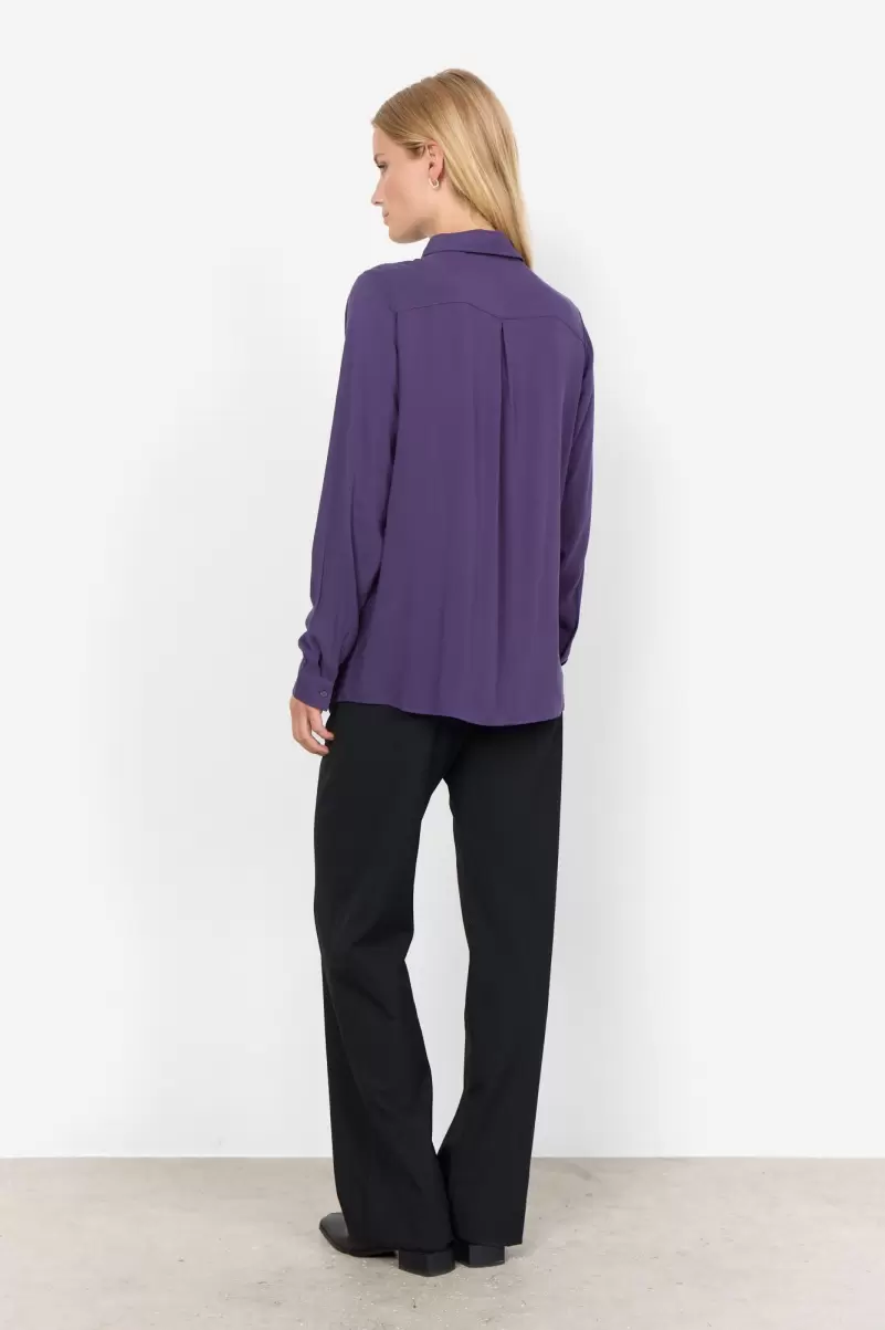 Blusen & Hemden Material Sc-Radia 156 Hemd Violett Damen Soyaconcept - 2