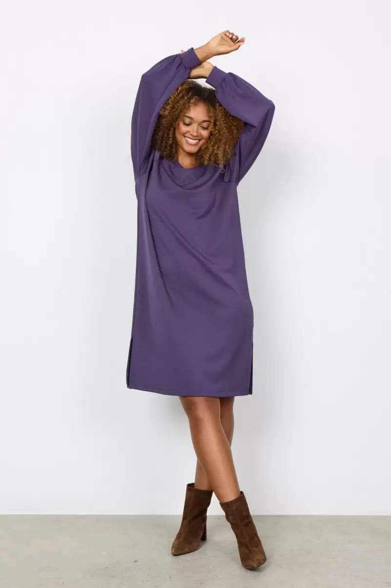 Sc-Banu 124 Kleid Violett Kleider Günstig Damen Soyaconcept - 1