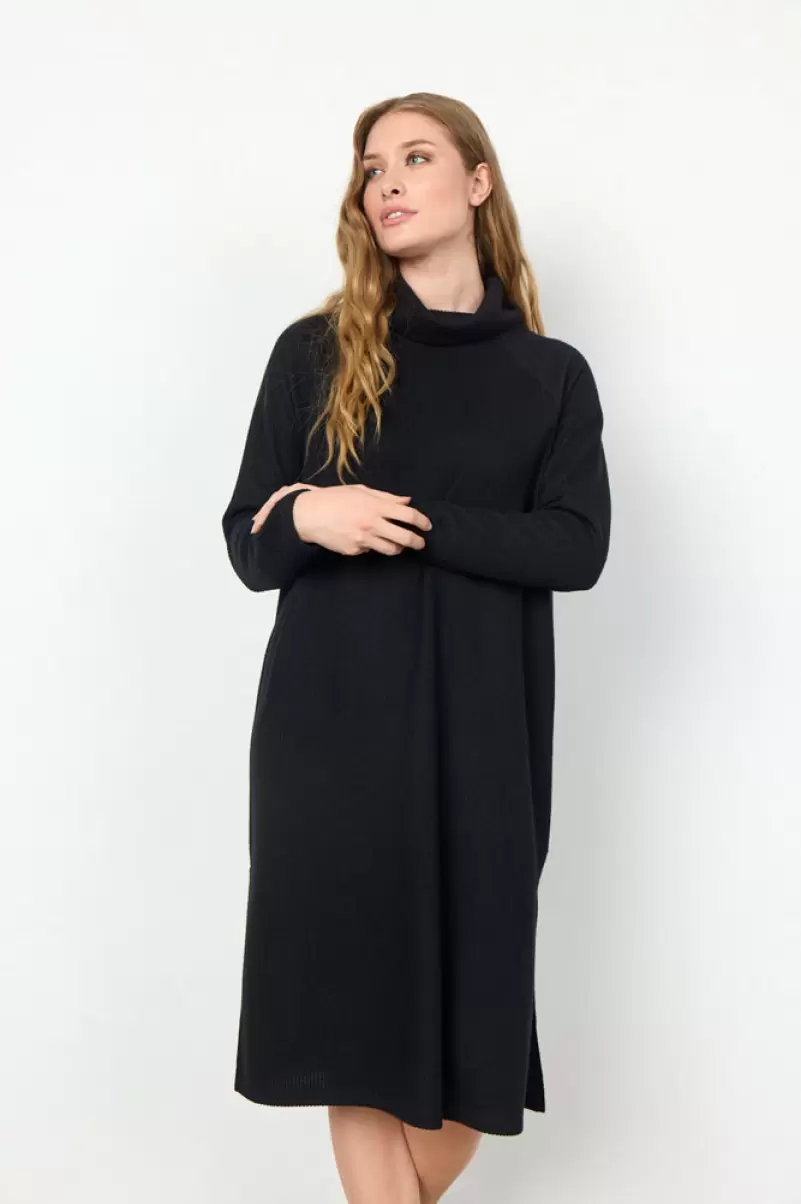 Kleider Online-Shop Sc-Tamie 9 Kleid Schwarz Damen Soyaconcept