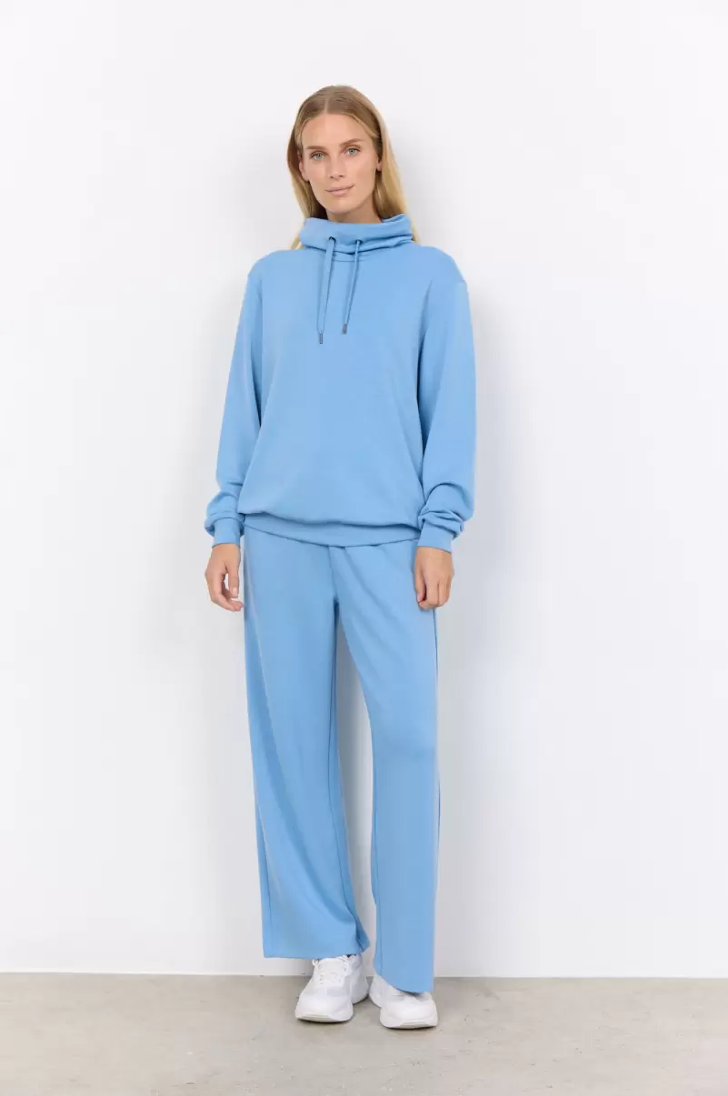 Damen Comfy Sweat Soyaconcept Sc-Banu 125 Sweatshirt Blau Produktstandard - 1