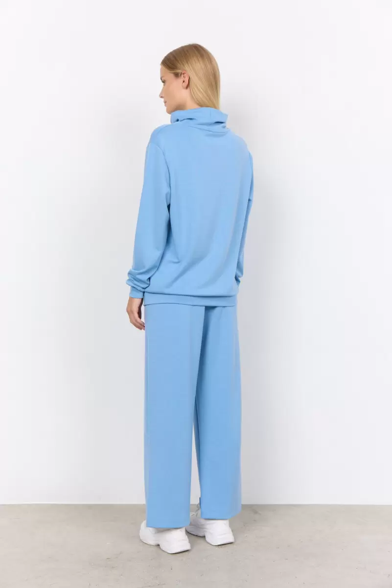 Damen Comfy Sweat Soyaconcept Sc-Banu 125 Sweatshirt Blau Produktstandard - 2