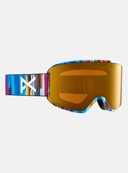 Ski- Und Snowboardbrillen Burton Anon Wm3 Goggles + Bonus Lens + Mfi® Face Mask Damen