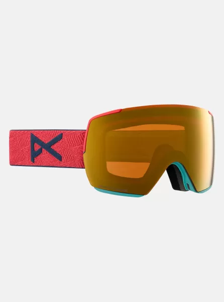 Burton Anon M5S Goggles + Bonus Lens + Mfi® Face Mask Damen Ski- Und Snowboardbrillen