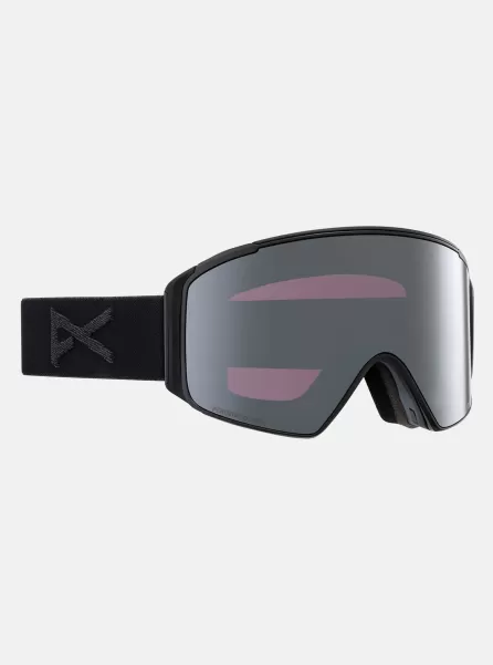 Damen Ski- Und Snowboardbrillen Anon M4S Snapback Goggles (Cylindrical) + Bonus Lens + Mfi® Face Mask Burton