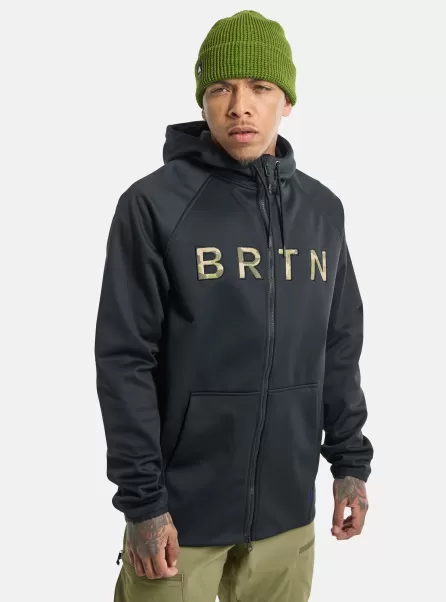 Hoodies Und Sweatshirts Herren Burton Crown Weatherproof Full-Zip Fleece