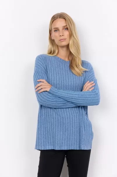 Flexibilität Soyaconcept Damen Blusen & Hemden Sc-Ane 1 Bluse Blau