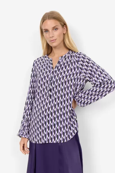 Soyaconcept Blusen & Hemden Verkaufen Sc-Velda 1 Bluse Violett Damen
