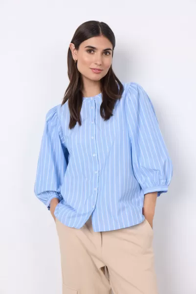 Geschäft Blusen & Hemden Soyaconcept Damen Sc-Moran 2 Hemd Hellblau