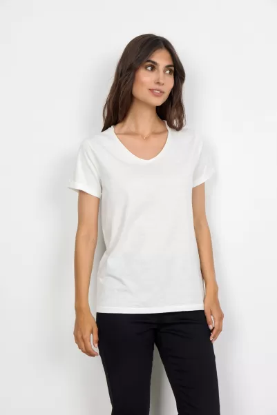 Damen Sc-Babette 1 T-Shirt Wollweiß Soyaconcept Prototyp T-Shirts & Tops