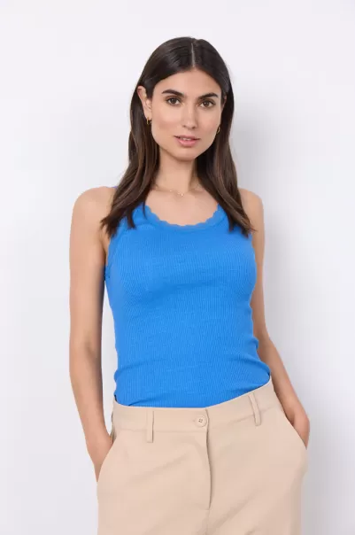T-Shirts & Tops Soyaconcept Sc-Sarona 1 Top Blau Damen Markenstrategie