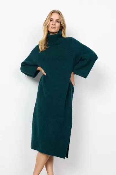 Damen Soyaconcept Sc-Torino 5 Kleid Dunkelgrün Zuverlässigkeit Kleider