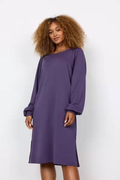 Sc-Banu 124 Kleid Violett Kleider Günstig Damen Soyaconcept