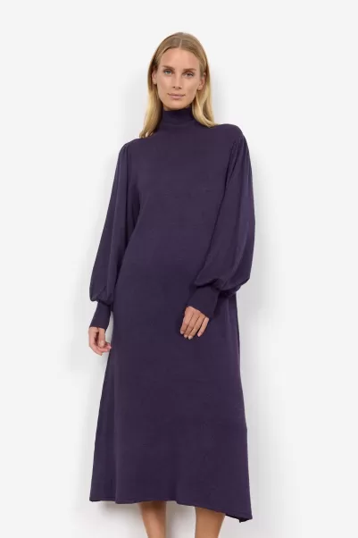 Sc-Dollie 744 Kleid Violett Kleider Rabatt Damen Soyaconcept