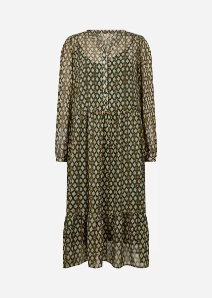 Das Günstigste Kleider Sc-Taimi 2 Kleid Dunkelgrün Damen Soyaconcept