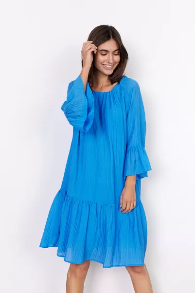 Damen Soyaconcept Kunde Sc-Mirana 2 Kleid Blau Kleider