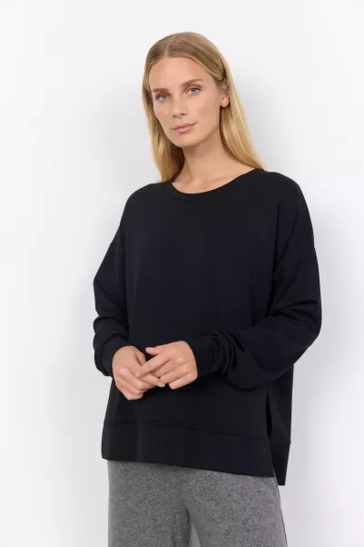Soyaconcept Damen Sc-Banu 164 Sweatshirt Schwarz Qualität Comfy Sweat