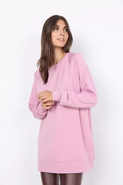 Sc-Banu 154 Sweatshirt Rosa Comfy Sweat Flexibilität Damen Soyaconcept