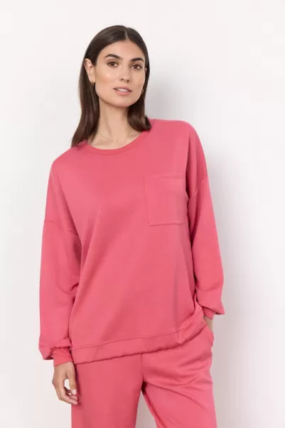 Sc-Banu 32 Sweatshirt Pink Kaufen Damen Soyaconcept Comfy Sweat