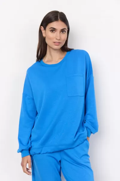 Reduzierter Preis Damen Comfy Sweat Sc-Banu 32 Sweatshirt Blau Soyaconcept
