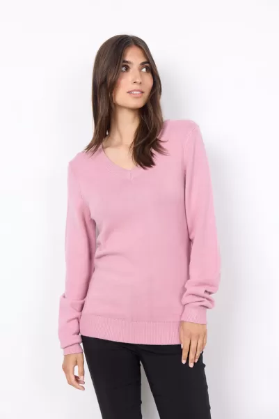 Strick Waren Damen Neues Produkt Sc-Blissa 14 Pullover Rosa Soyaconcept